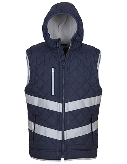 YOKO Hi-Vis Kensington Hooded Gilet YOKO Hi-Vis Kensington Hooded Gilet