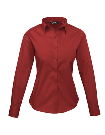 Premier Workwear Women´s Poplin Long Sleeve Blouse Premier Workwear Women´s Poplin Long Sleeve Blouse