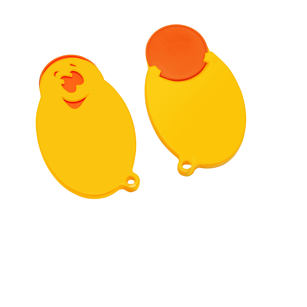 Chiphalter mit 1€-Chip Gesicht