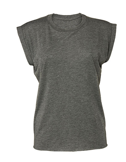 Bella Women´s Flowy Muscle Tee With Rolled Cuff Bella Women´s Flowy Muscle Tee With Rolled Cuff