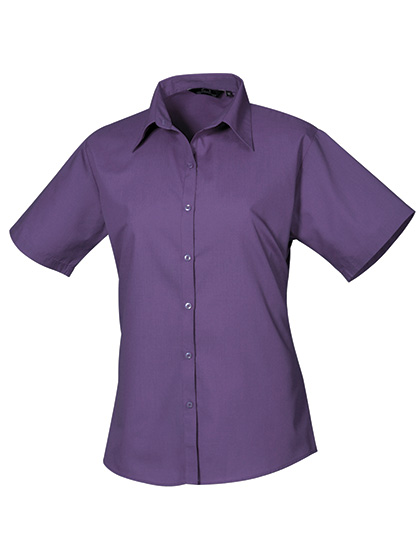 Premier Workwear Women´s Poplin Short Sleeve Blouse Premier Workwear Women´s Poplin Short Sleeve Blouse
