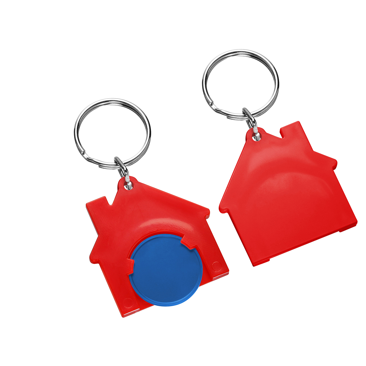 Chiphalter mit 1€-Chip Haus Chiphalter mit 1€-Chip Haus