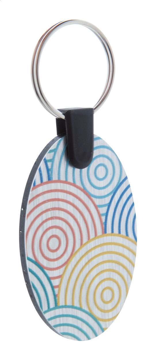 Schlüsselanhänger (oval) Aluudy B
