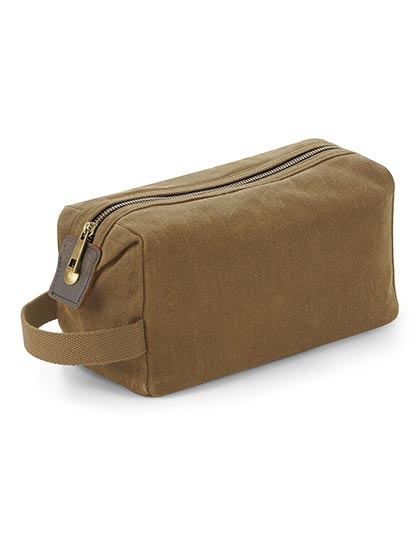 Quadra Heritage Waxed Canvas Wash Bag Quadra Heritage Waxed Canvas Wash Bag