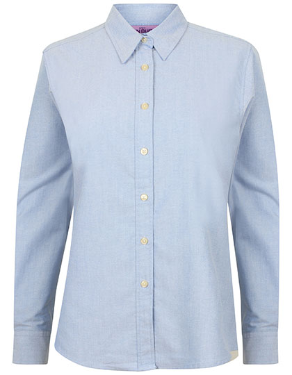 Henbury Ladies´ Classic Long Sleeved Oxford Shirt Henbury Ladies´ Classic Long Sleeved Oxford Shirt