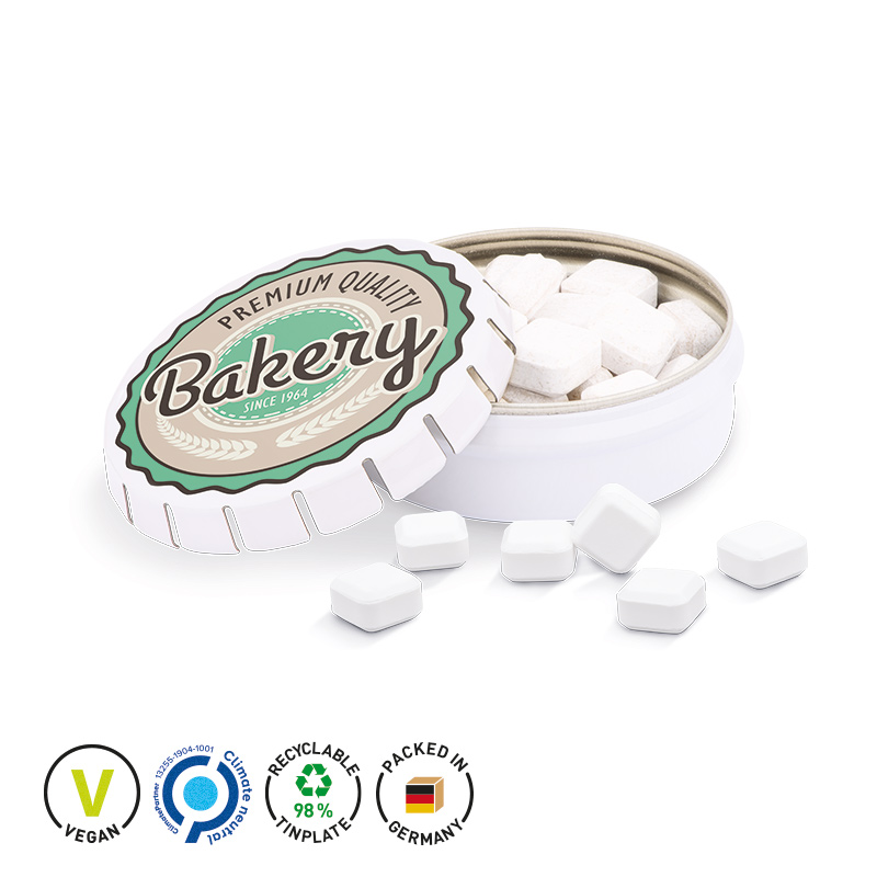 Quick Box weiß Traubenzuckerquadraten Quick Box weiß Traubenzuckerquadraten