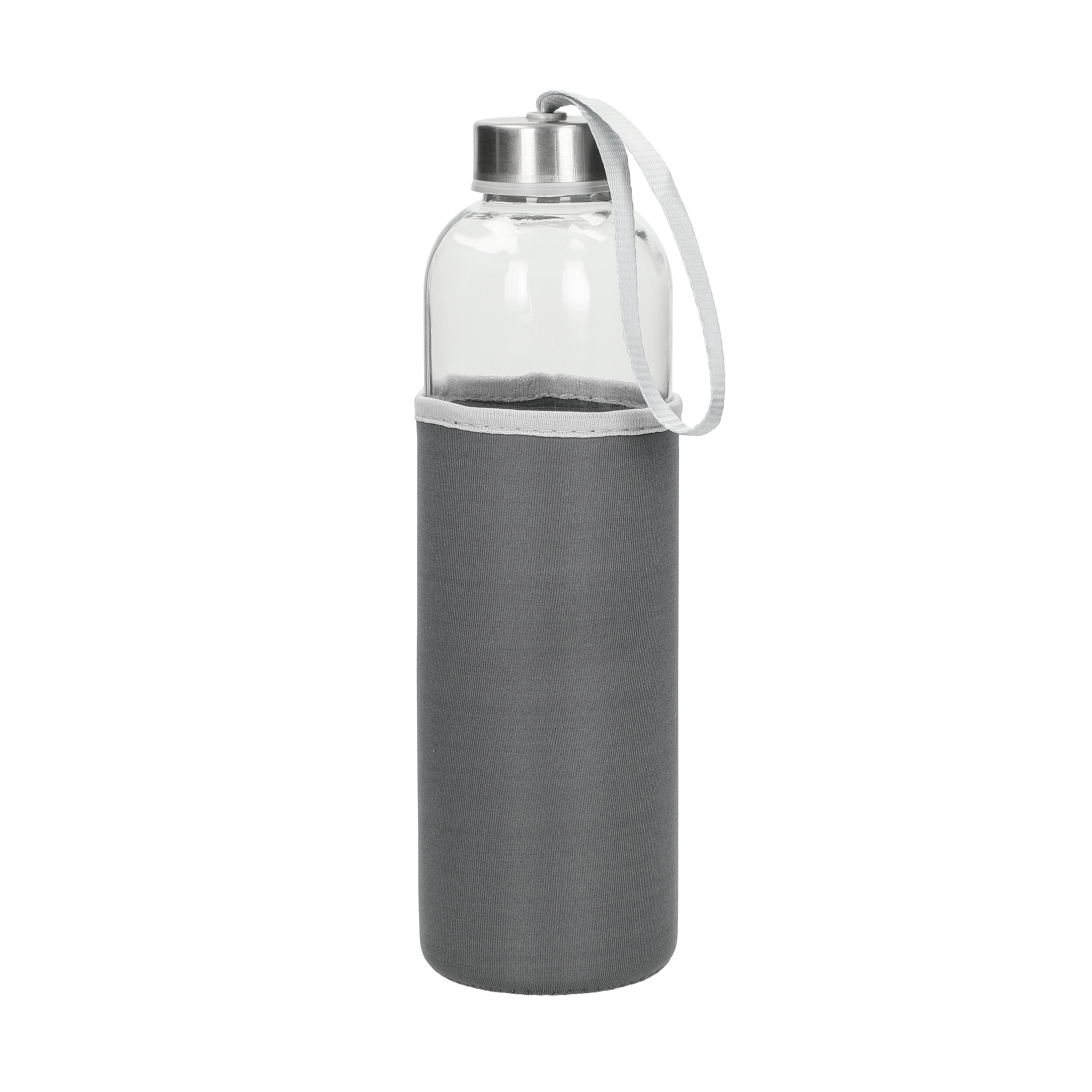 Glasflasche mit Hülle Pure, 0,7l