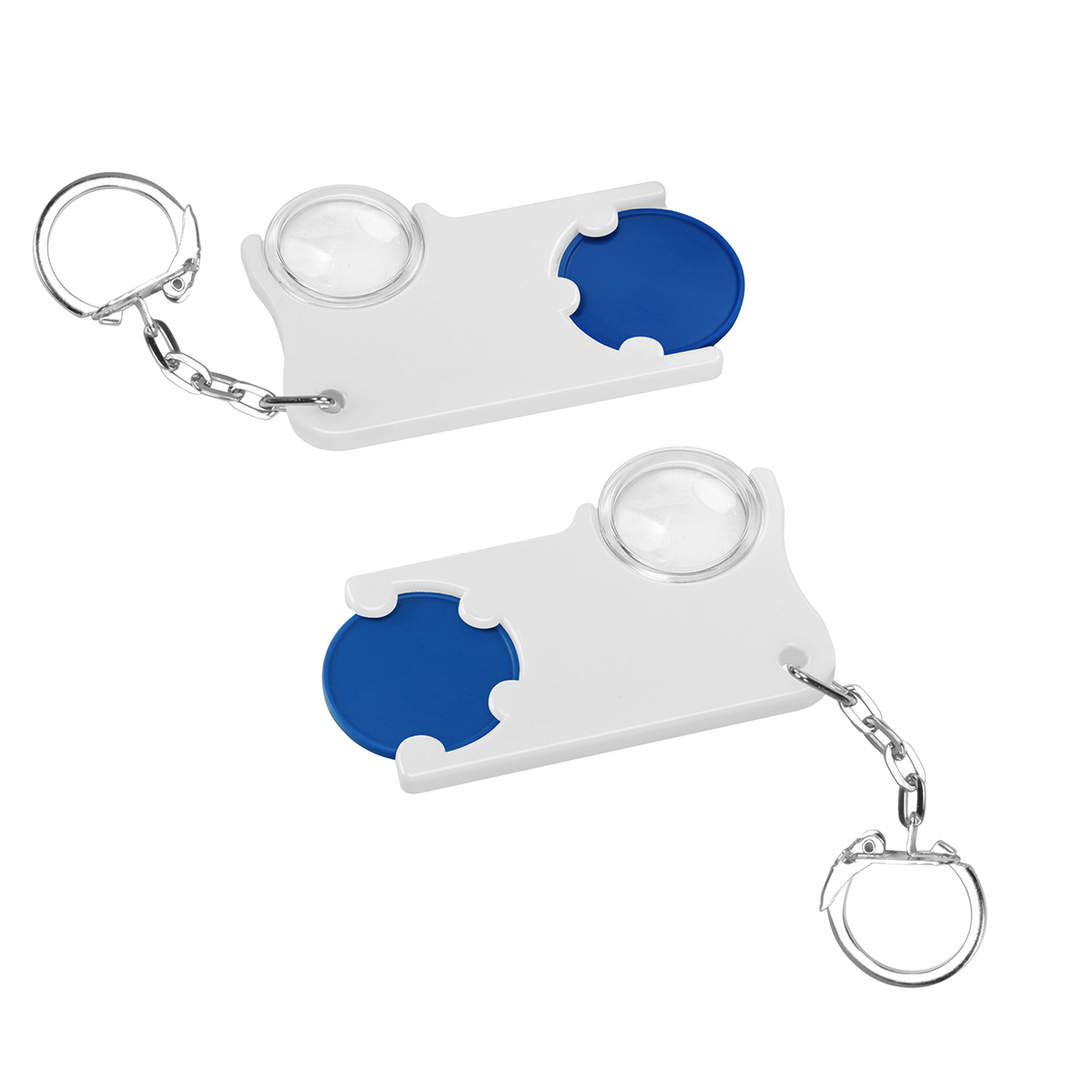 Chiphalter mit 1€-Chip und Lupe Chiphalter mit 1€-Chip und Lupe