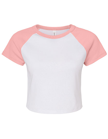 Bella Women´s Micro Rib Raglan Baby Tee Bella Women´s Micro Rib Raglan Baby Tee