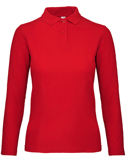 B&C BE INSPIRED Women´s Long Sleeve Polo ID.001 B&C BE INSPIRED Women´s Long Sleeve Polo ID.001