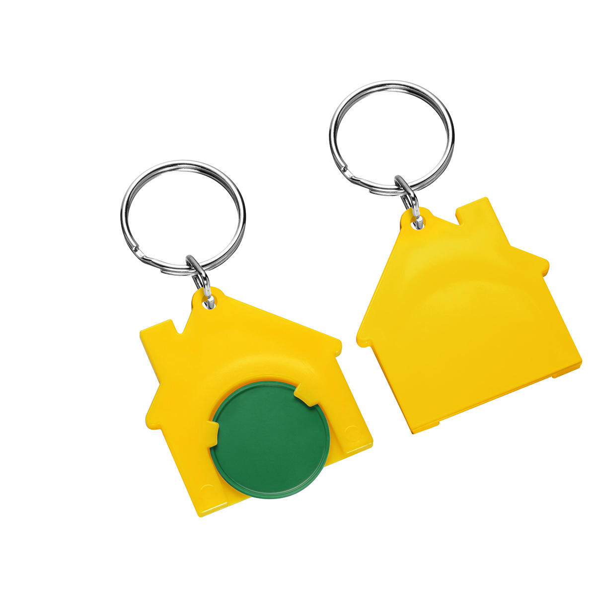 Chiphalter mit 1€-Chip Haus Chiphalter mit 1€-Chip Haus