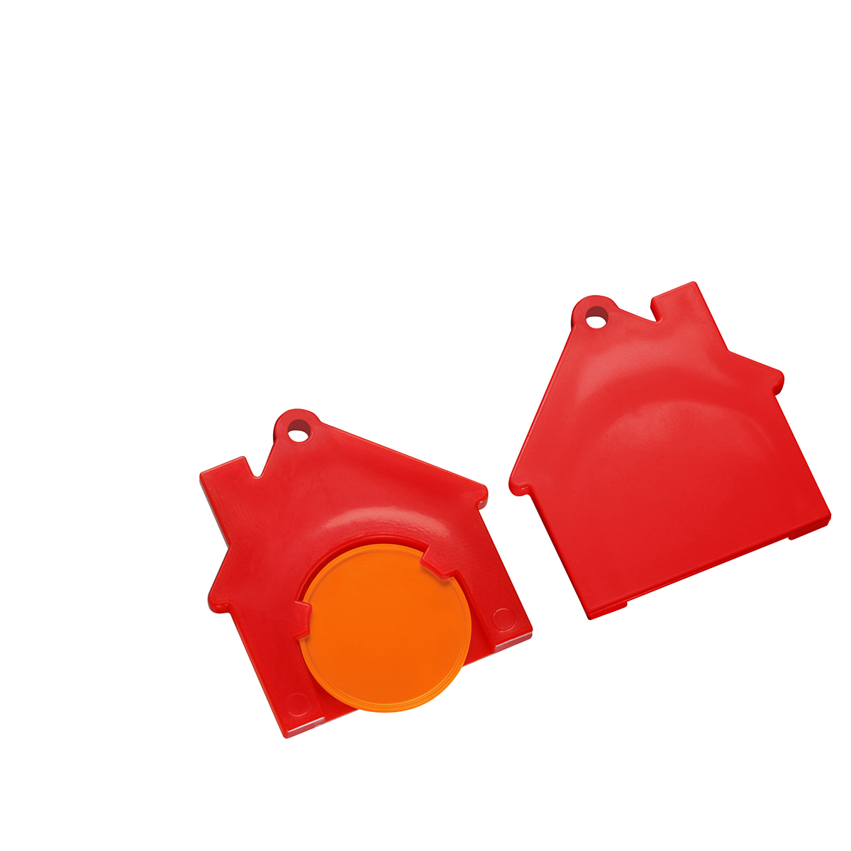 Chiphalter mit 1€-Chip Haus Chiphalter mit 1€-Chip Haus