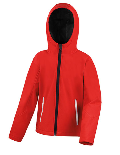 Result Core Youth TX Performance Hooded Soft Shell Jacket Result Core Youth TX Performance Hooded Soft Shell Jacket