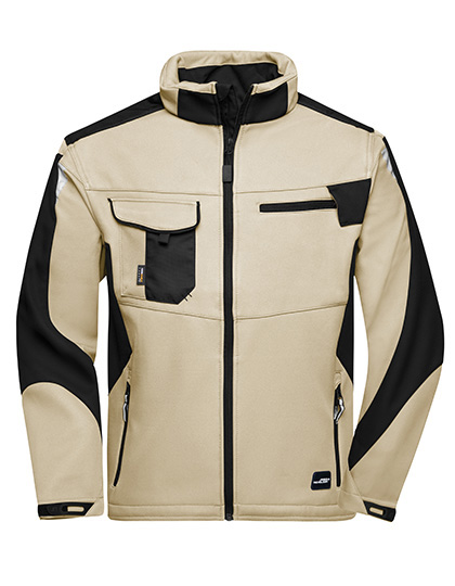 James&Nicholson Workwear Softshell Jacket -STRONG-