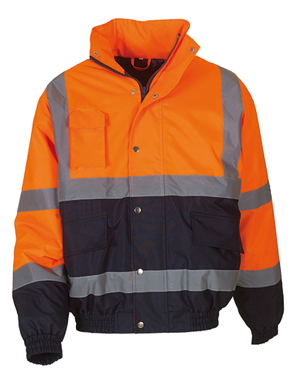 YOKO Hi-Vis Two-Tone Bomber Jacket YOKO Hi-Vis Two-Tone Bomber Jacket