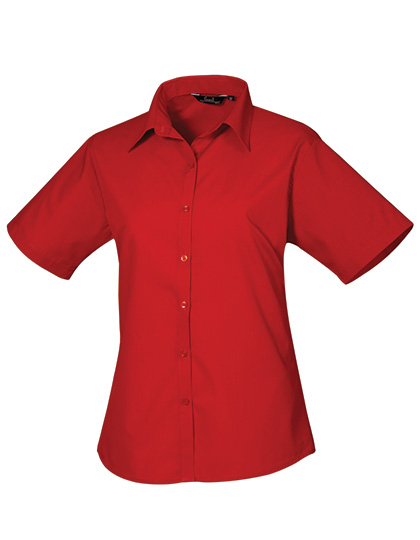 Premier Workwear Women´s Poplin Short Sleeve Blouse Premier Workwear Women´s Poplin Short Sleeve Blouse