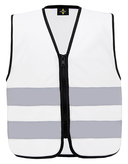 Korntex Kids´ Hi-Vis Safety Vest With Front Zipper Aalborg