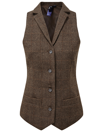 Premier Workwear Women´s Herringbone Waistcoat Premier Workwear Women´s Herringbone Waistcoat