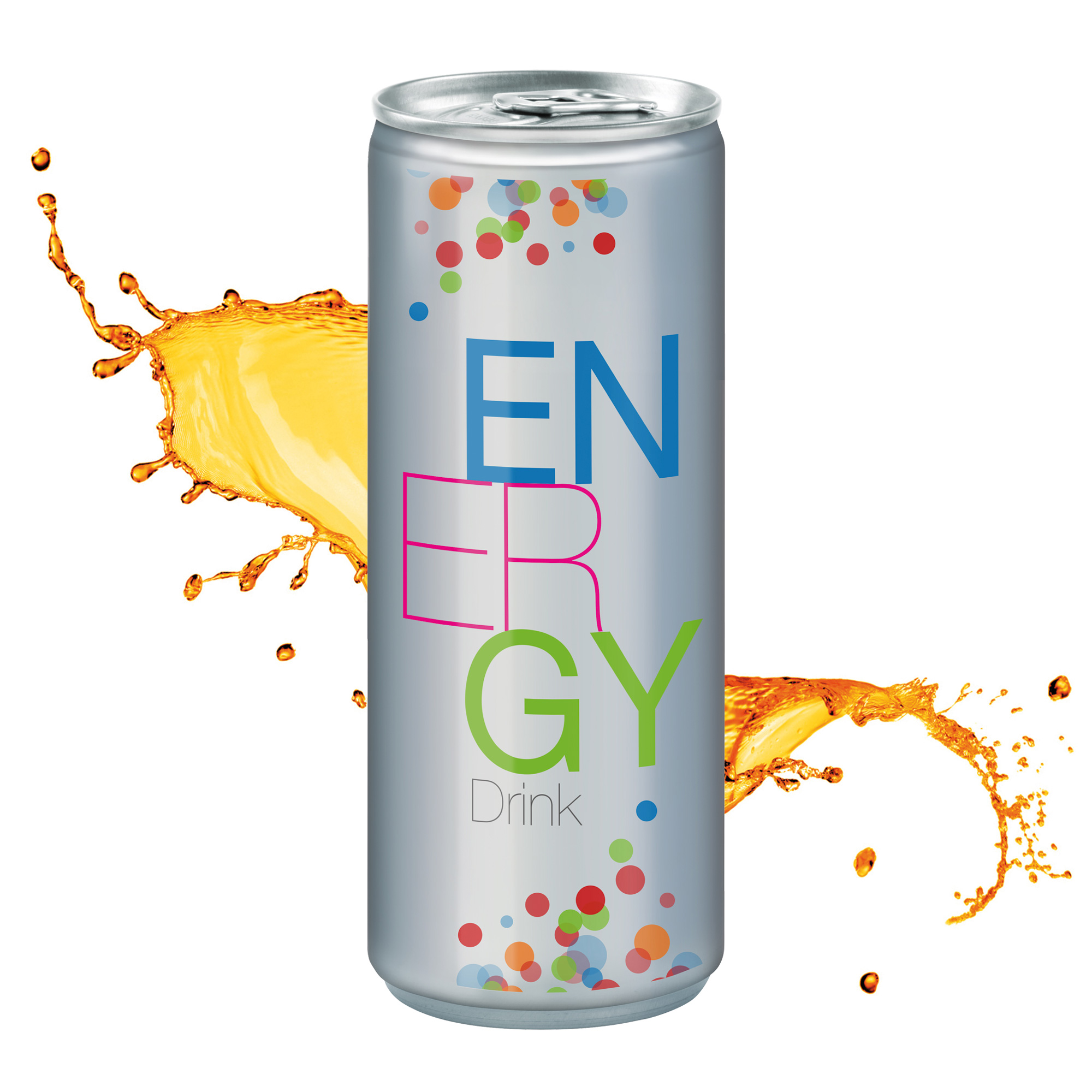 250 ml Energy Drink - No Label Look (DPG)