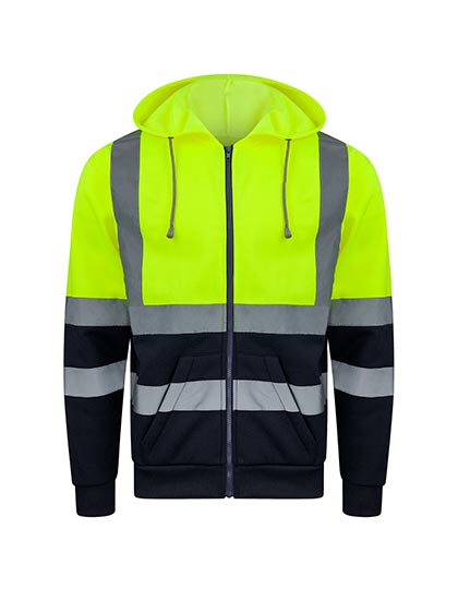Korntex Hi-Vis Workwear Hooded Sweat-Jacket Galway Korntex Hi-Vis Workwear Hooded Sweat-Jacket Galway
