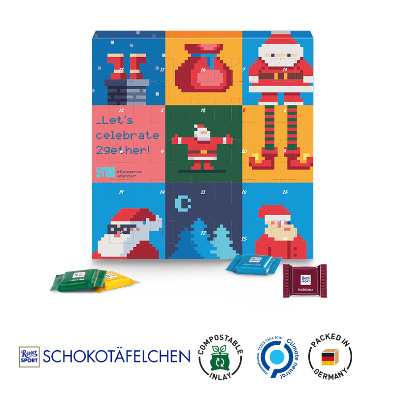 Täfelchen Adventskalender Ritter SPORT