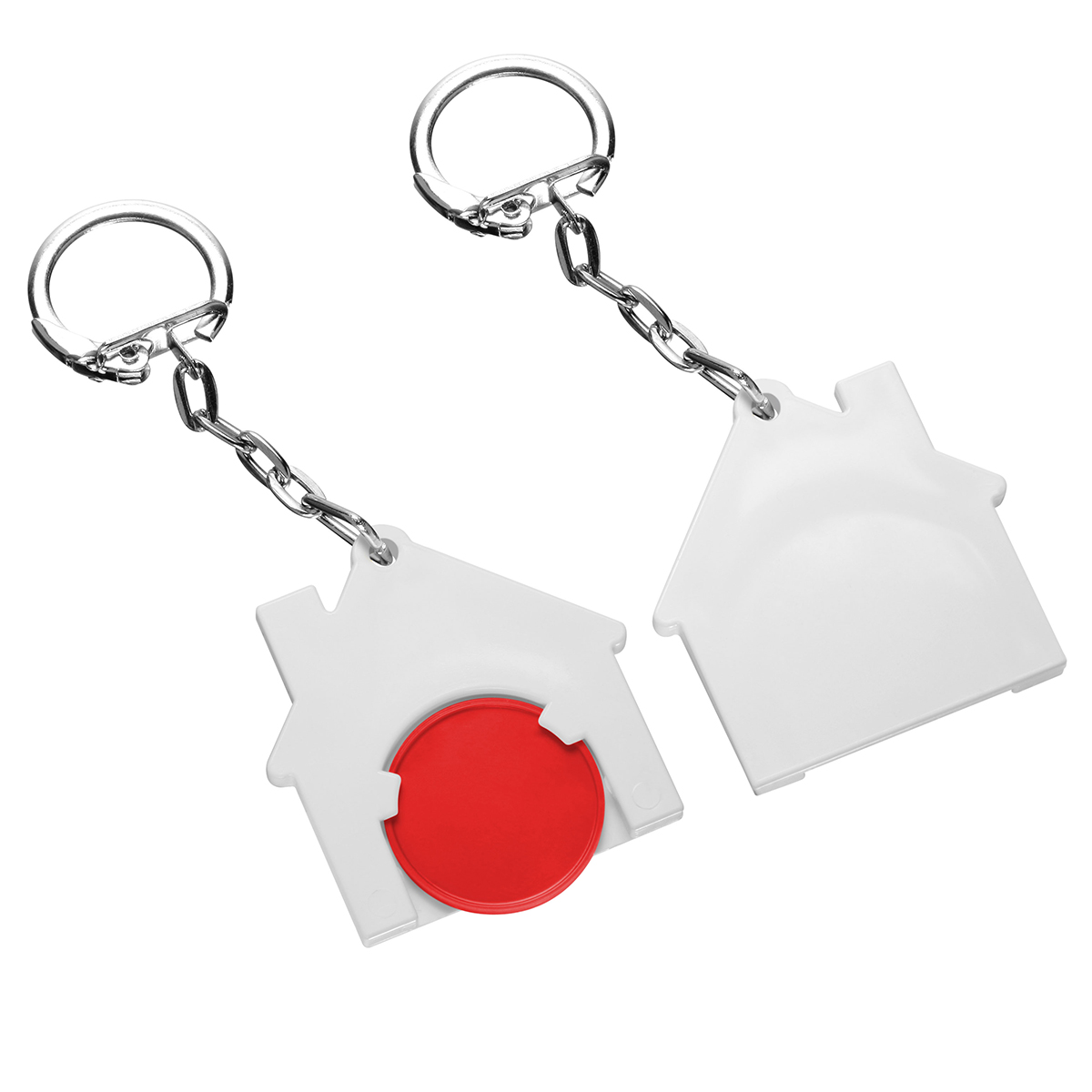 Chiphalter mit 1€-Chip Haus Chiphalter mit 1€-Chip Haus