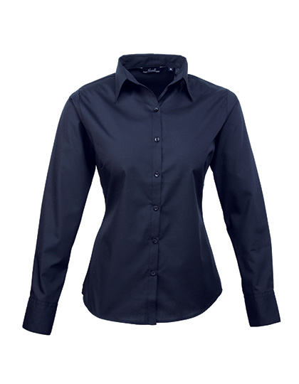 Premier Workwear Women´s Poplin Long Sleeve Blouse Premier Workwear Women´s Poplin Long Sleeve Blouse