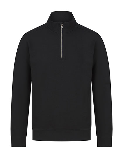 Henbury Unisex Sustainable 1'4 Zip Sweatshirt Henbury Unisex Sustainable 1'4 Zip Sweatshirt