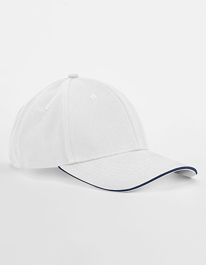 Beechfield EarthAware® Classic Organic Cotton 6 Panel Cap - Sandwich Peak Beechfield EarthAware® Classic Organic Cotton 6 Panel Cap - Sandwich Peak