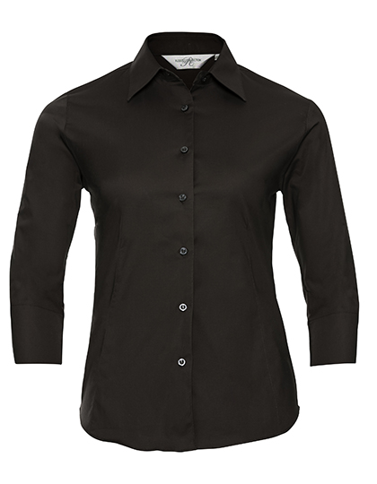 Russell Collection Ladies´ 3'4 Sleeve Fitted Stretch Shirt