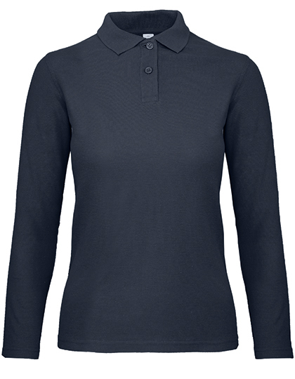 B&C BE INSPIRED Women´s Long Sleeve Polo ID.001 B&C BE INSPIRED Women´s Long Sleeve Polo ID.001