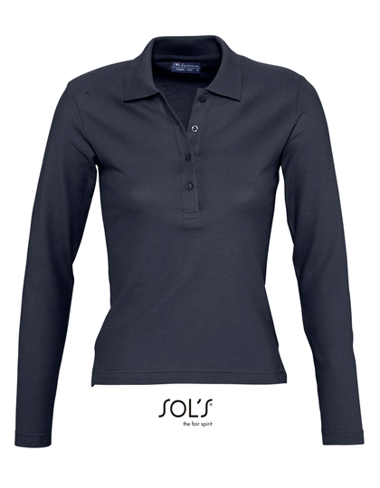 SOL´S Women´s Long Sleeve Polo Podium