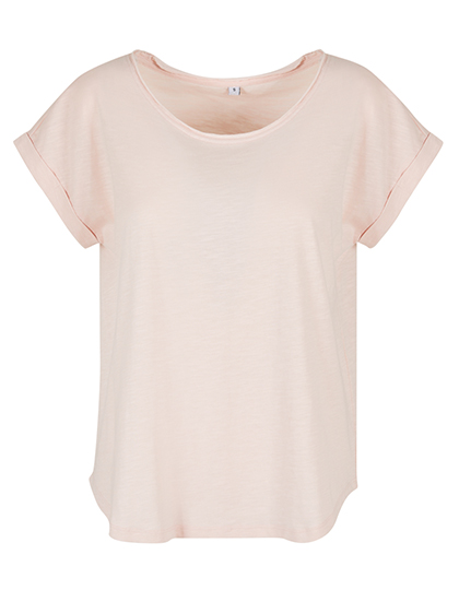 Build Your Brand Ladies´ Long Slub Tee