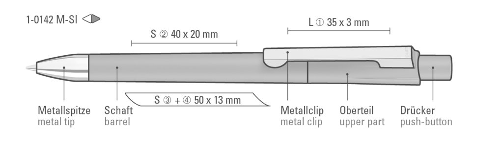 CHECK M-SI Druckkugelschreiber