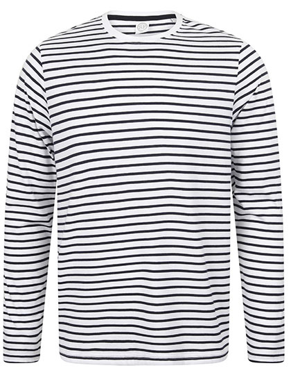 SF Men Unisex Long Sleeved Striped T SF Men Unisex Long Sleeved Striped T