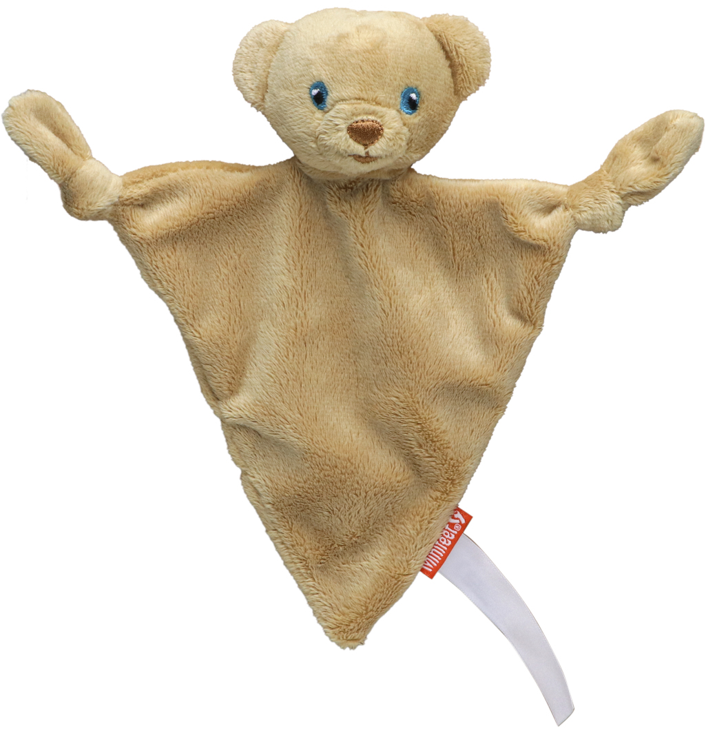 MiniFeet® Schmusetuch Bär, dreieckig MiniFeet® Schmusetuch Bär, dreieckig