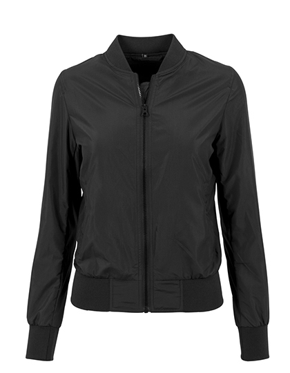 Build Your Brand Ladies´ Nylon Bomber Jacket Build Your Brand Ladies´ Nylon Bomber Jacket