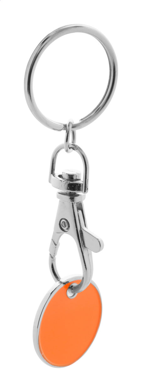 Schlüsselanhänger mit Einkaufswagen-Chip Eurocoin Schlüsselanhänger mit Einkaufswagen-Chip Eurocoin