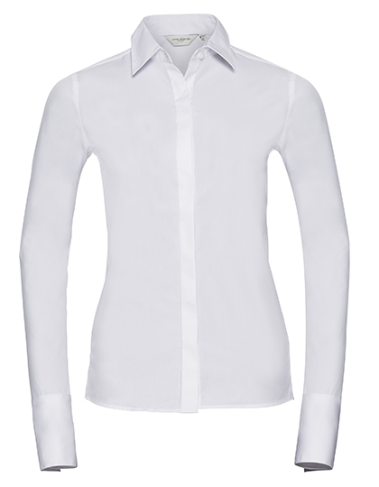 Russell Collection Ladies´ Long Sleeve Fitted Ultimate Stretch Shirt