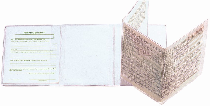 CreativDesign KFZ-Scheintasche Klar CreativDesign KFZ-Scheintasche Klar