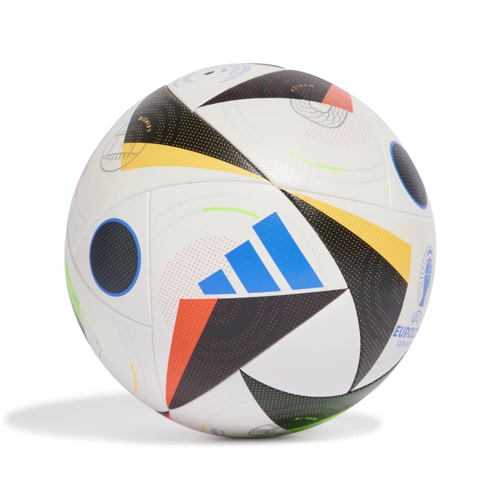 Adidas Euro 24 Competition Ball weiß/schwarz/orange blau Adidas Euro 24 Competition Ball weiß/schwarz/orange blau