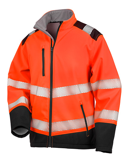 Result Safe-Guard Printable Ripstop Safety Softshell Jacket Result Safe-Guard Printable Ripstop Safety Softshell Jacket