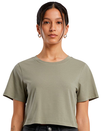 Build Your Brand Ladies´ Cropped Tee