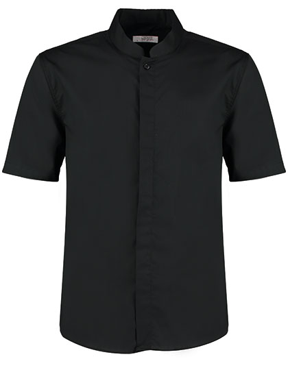 Bargear Men´s Tailored Fit Mandarin Collar Shirt Short Sleeve