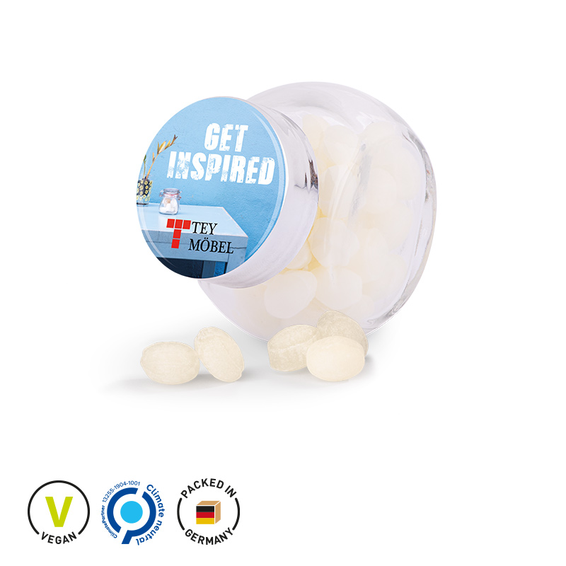 Bonbonglas Mini Doming Mini Bonbons Japanische Minze