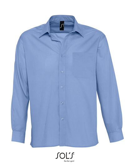 SOL´S Popeline-Shirt Baltimore Long Sleeve