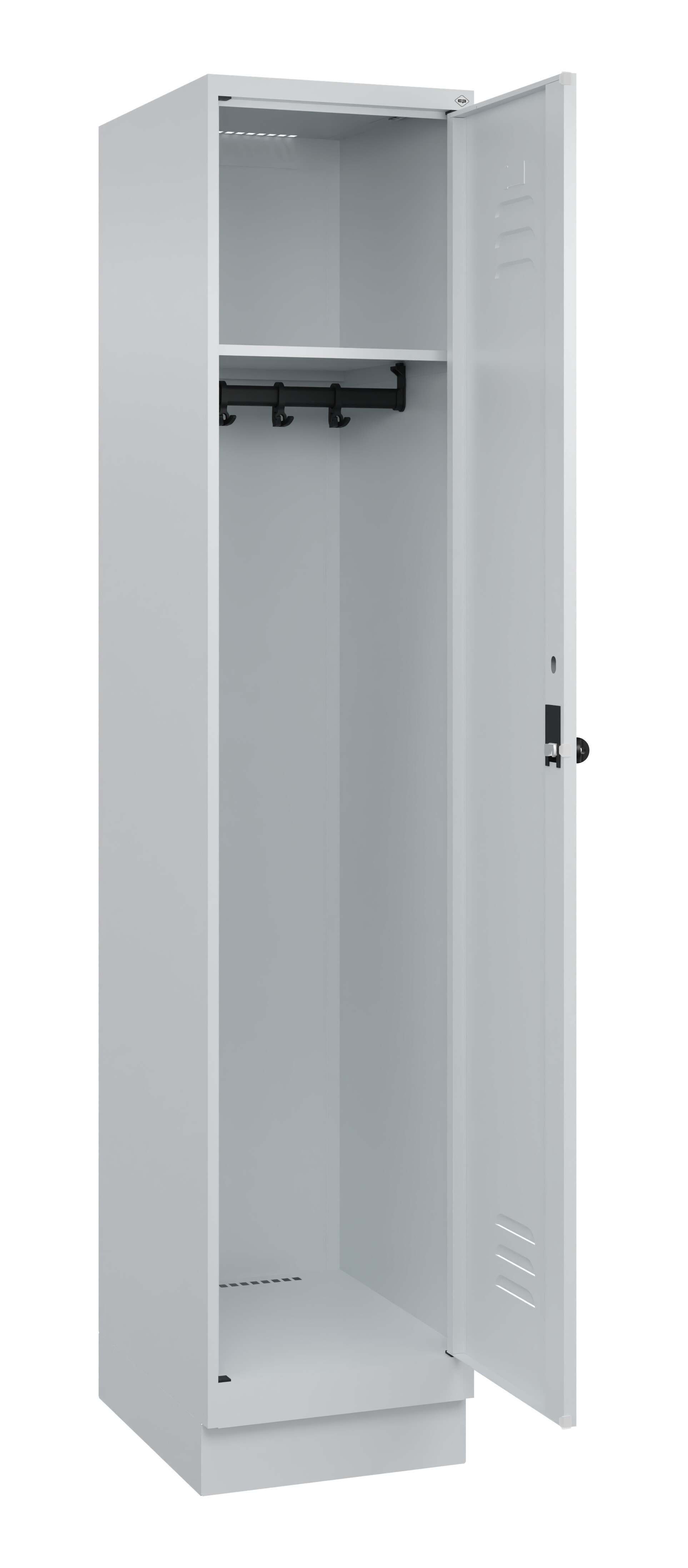 Spind Classic Plus, Sockel, 1 Abteil, 1950x400x500mm