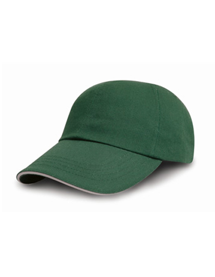 Result Headwear Brushed Cotton Decorators Cap With Sandwich Peak Result Headwear Brushed Cotton Decorators Cap With Sandwich Peak