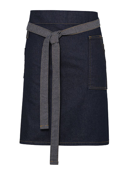 Premier Workwear Division Waxed Look Denim Waist Apron Premier Workwear Division Waxed Look Denim Waist Apron