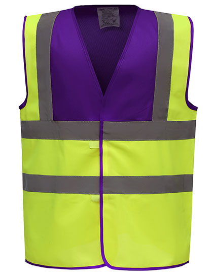 YOKO Hi-Vis 2 Bands & Braces Waistcoat YOKO Hi-Vis 2 Bands & Braces Waistcoat